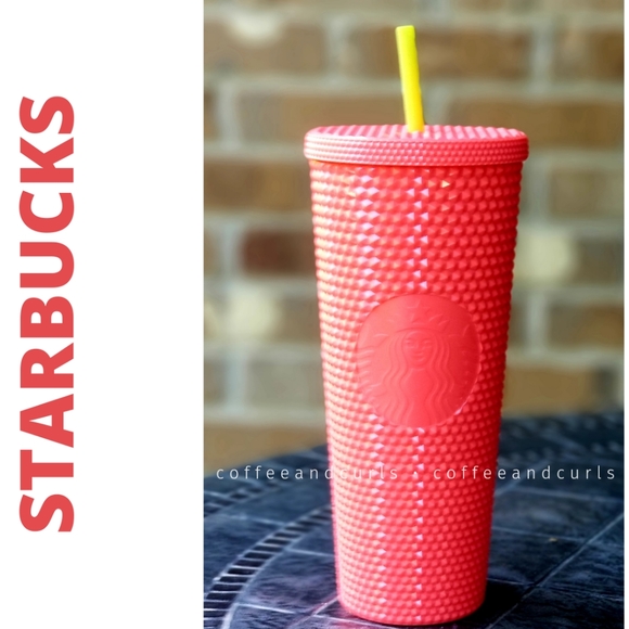 Starbucks "Dragonfruit" Pink Studded Venti Cold Cup NWT - Picture 1 of 8